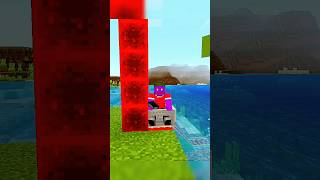 Rollercoaster in minecraft  water park build ideas minecraft shorts [upl. by Noswad]