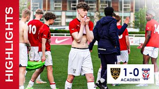 📽️ U19 National League Football Academy Cup Final Match Highlights  York City U19 01 Maidstone U19 [upl. by Ansilme]