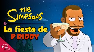 Los Simpson van a las fiestas blancas de PDiddy  Los Simpson [upl. by Hanoj255]