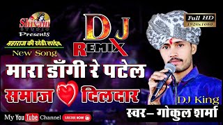 डांगी रे पटेल समाज दिलदार Dj Remix  Gokul Sharma  Dangi Patel Samaj  Shivam Studio Gudli [upl. by Martinelli]