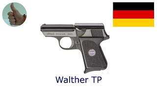 Walther TP Taschenpistole 635 mm Browning 635x16 mmSR25 Auto [upl. by Dej]