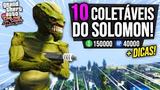 GUIA COMPLETO  DICAS COMO ENCONTRAR OS 10 COLETÁVEIS DO SOLOMON GTA Online [upl. by Screens]