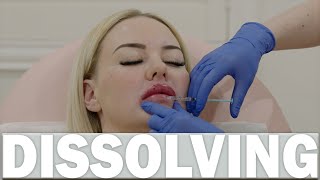 Lip filler dissolving  FULL lip filler dissolving consult amp procedure  Cosmetic Injector Sydney [upl. by Solly]