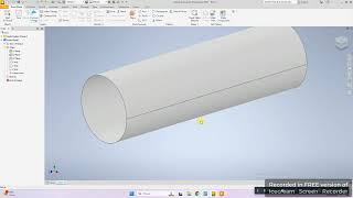 How to make Round Ventilation DN450 Tutorials for Autodesk Inventor 2024 [upl. by Yrrek]