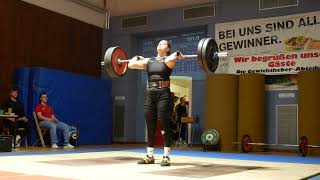 Hanna Sewenig Stoßen V3 90 kg TSG Kaiserslautern vs Athletic Box Lifters [upl. by Naej]