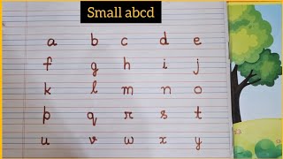 Small abcd  a to z  small alphabets  Small letter abcd writing  small letters  abcd for kids [upl. by Osnohpla]