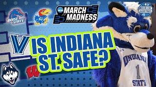 UPDATED 2024 Bracketology  Indiana State remains in the NCAA Tournament for Now [upl. by Aener]