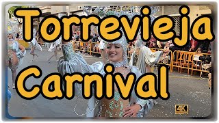 Torrevieja carnival 2024fiestas spain LGBT parade carnival torrevieja costa blanca spain [upl. by Arrahs]