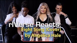 rIVerse Reacts Fight Song Cover by Angelica Hale  AGT Golden Buzzer Performance Reaction [upl. by Anas]