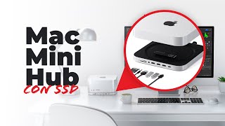 UNBOXING SATECHI Hub para Mac Mini M2 M1 y Mac Studio con espacio para SSD NVME y Mini Dock  2024 [upl. by Ob491]