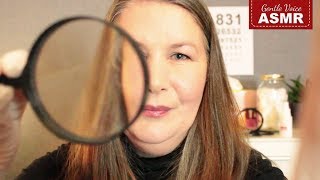 ASMR Doctor Roleplay  Facial Skin Exam  Typing  Follow the Light  ASMR DeutschGerman [upl. by Faun339]