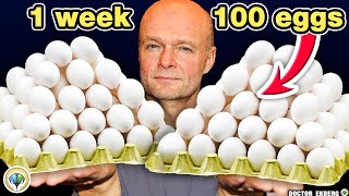 I Ate 100 EGGS In 7 Days Heres What Happened To My CHOLESTEROL [upl. by Eugen]