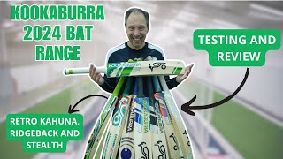 Testing the NEW Kookaburra 2024 Bat Range STEALTH RIDGEBACK PONTINGS KAHUNA amp MORE [upl. by Notsruht379]