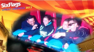 MOMS FIRST ROLLER COASTER really funny [upl. by Garin]