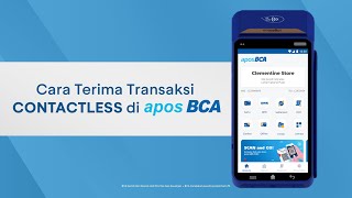 Cara Transaksi Contactless Di APOS BCA [upl. by Salomone]