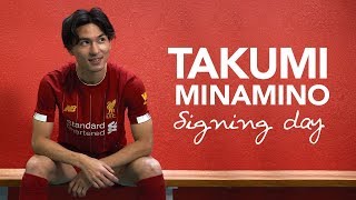 Signing Day VLOG Minaminos first day at Liverpool  サイニングVlog  南野拓実選手のリヴァプールFCでの初日に密着 [upl. by Llehcim]