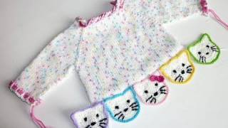 Stricken  Hello Kitty Babypulli  Teil 5  Ausarbeiten [upl. by Htessil]