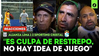 REACCIONES de hinchas de ALIANZA LIMA tras ALIANZA LIMA 12 SPORTING CRISTAL  Depor [upl. by Lawry209]