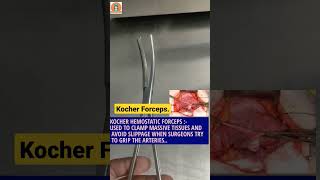 Kocher Forceps surgicalinstruments surgical surgery medical surgeon surgerygame [upl. by Warring]