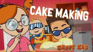 Happy Kid  Episode 5  Cake Making  Kochu Tv  Malayalam [upl. by Stubstad]