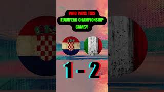 Croatia vs Italy UEFA EURO  AI Prediction [upl. by Itak]