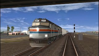 Trainz 2 Amtrak 211 pass by [upl. by Tena]