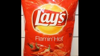 Lay’s Flamin’ Hot Potato Chips Review [upl. by Vevina]