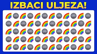 Koji se Emoji razlikuje 🤔 Izbaci Uljeza 🔍  Zabavni Kviz sa Emojijima [upl. by Tades]