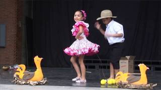 Baile quotCOSTUMBRES DE MI LLANOquot Los Niños de Colombia Bailan [upl. by Reyam]