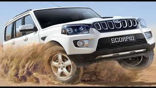 MAHINDRASCORPIO S3 2WD 2018 FULL REVIEW IN HINDI PRICE INDIA BLACK COLOUR INTERIOR FEATURES ENGINE [upl. by Ettenad]