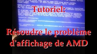 Tutoriel Résoudre le problème daffichage AMD Atikmpagsys [upl. by Gnak258]