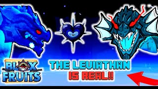 Hunting Leviathan Update 20 Sea Event BLOX FRUITS [upl. by Arraet]