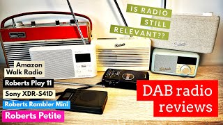 DAB radio reviews Roberts Sony others which is best and is it worth even having a radio now [upl. by Olmsted632]