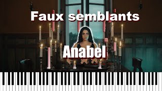 Anabel  Faux semblants Piano Instrumentale [upl. by Ydnyl]