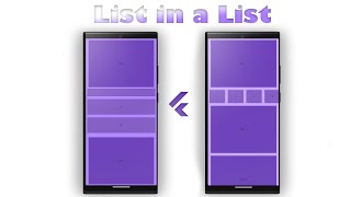 How to create a ListView in a ListView in Flutter Dart Horizontal and Vertical [upl. by Adnirual]