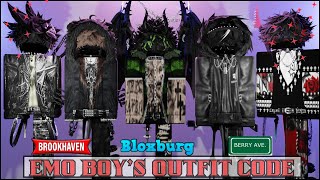 New Aesthetic Outfit Codes for Bloxburg Berry Avenue and Brookhaven  Boy Outfits Code 2024 Part 21 [upl. by Aicertap899]