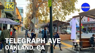 Walk Tour Requested by Subscriber ✅  Telegraph Avenue  Oakland  Near UC Berkeley  California [upl. by Eatnom465]