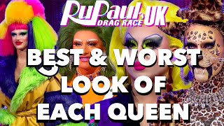 BEST amp WORST LOOK OF EACH QUEEN  DRAG RACE UK SEASON 3 [upl. by Rehpotsihc561]