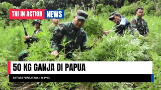 TNI AD MENDAPATKAN 50 KG G4N JA DI PAPUA [upl. by Demah]