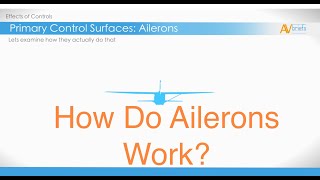 Learn to Fly  How Do Ailerons Work [upl. by Eellac]