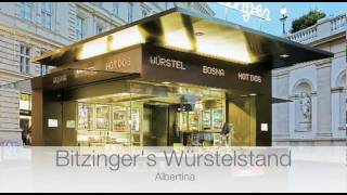 Bitzingers Würstelstand bei der Albertina und beim Riesenrad [upl. by Emie758]