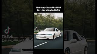 Thursday Clean Modified Car BrothaDavid subaru svx [upl. by Mareah]