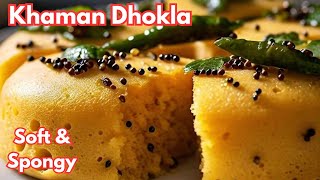 Gujrati Dhokla Recipe  Steamed Dhokla  Easy and Simple Recipe [upl. by Lekym]