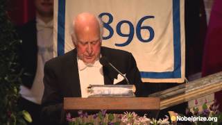 Nobel Banquet 2013  Speech by Higgs [upl. by Ariana]