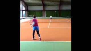 Training Spinfire Pro 2  WTA player Vivian Heisen [upl. by Ennaeel112]