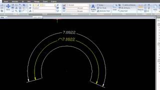 GstarCAD  DIMARC arc dimension [upl. by Gnagflow]