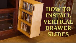 How to easily install full extension vertical diy drawer slides quoton the moneyquot [upl. by Enitsirhk426]