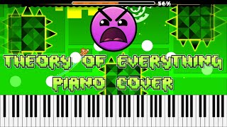 Theory of Everything Geometry Dash Piano Cover [upl. by Eugatnom]