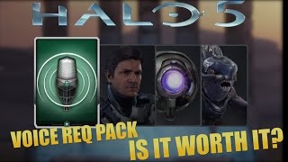 Halo 5 Req Pack Opening amp Showing  Voices of War Pack [upl. by Emirak]