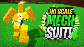 NO Scale Tool MECH SUIT Simple Tutorial  Build a Boat For Treasure ROBLOX [upl. by Ibba163]